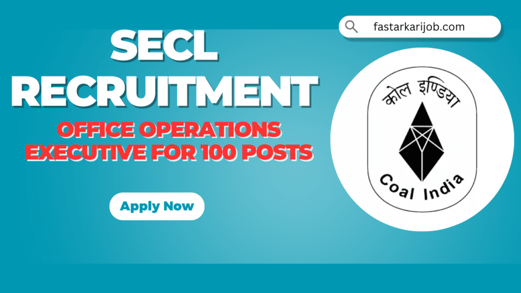 SECL Recruitment Apprenticeship