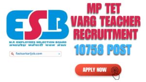 MP TET Varg 2 Teacher 2025 Released: Apply for 10,758 Vacancies